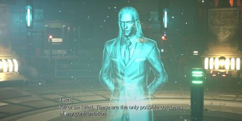 Tseng, a member of the Turks in Final Fantasy 7