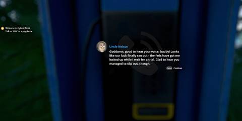 uncle nelson hyland park arrival