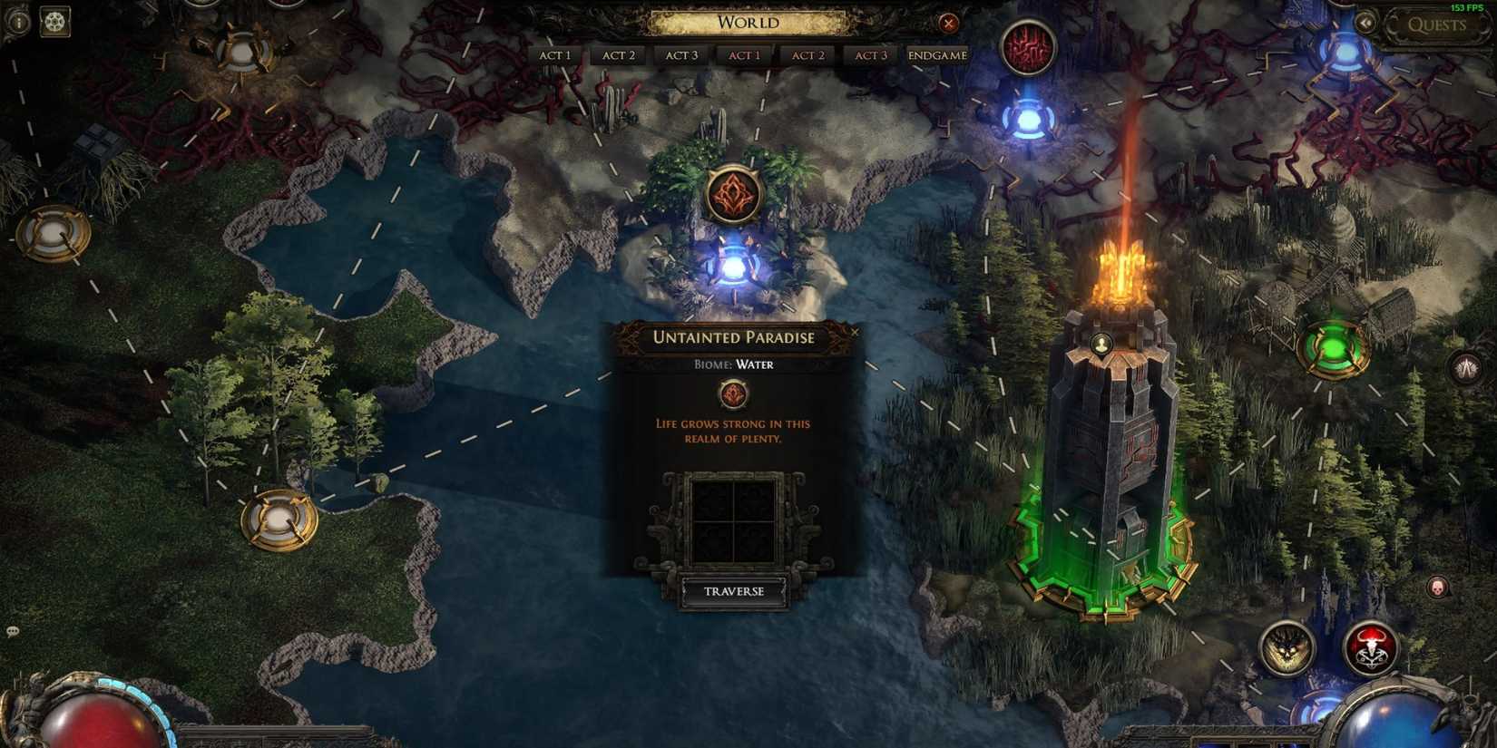 untainted paradise unique map in path of exile 2
