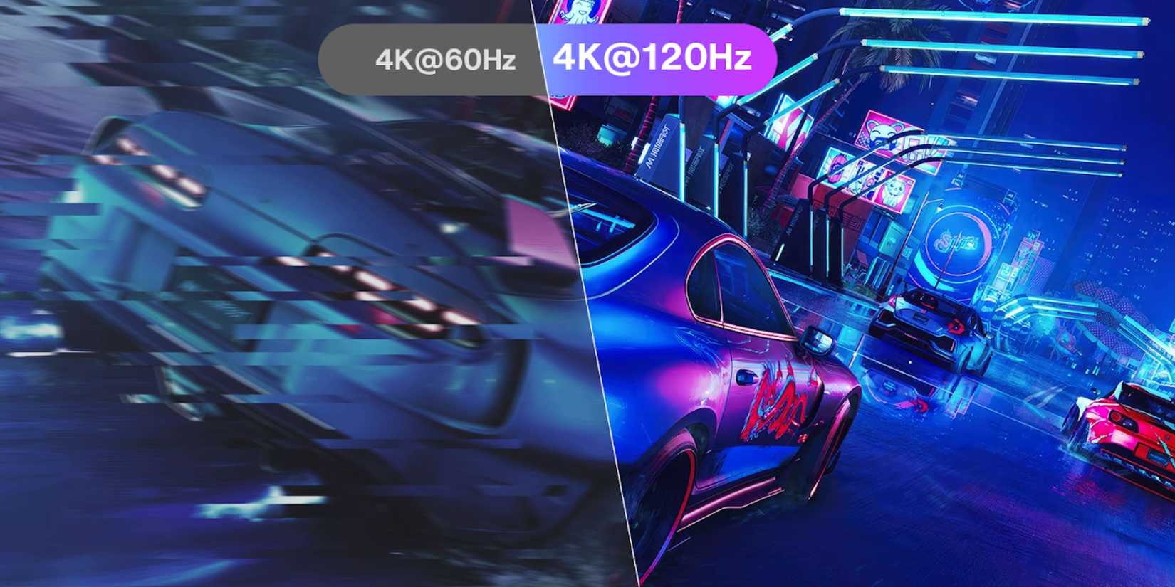 A stock gaming image showcasing the resolution and display performance of the IVAnky dock. 