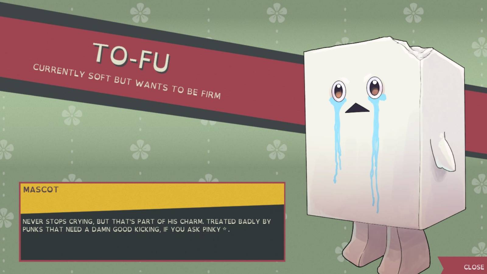 To-Fu from Promise Mascot Agency