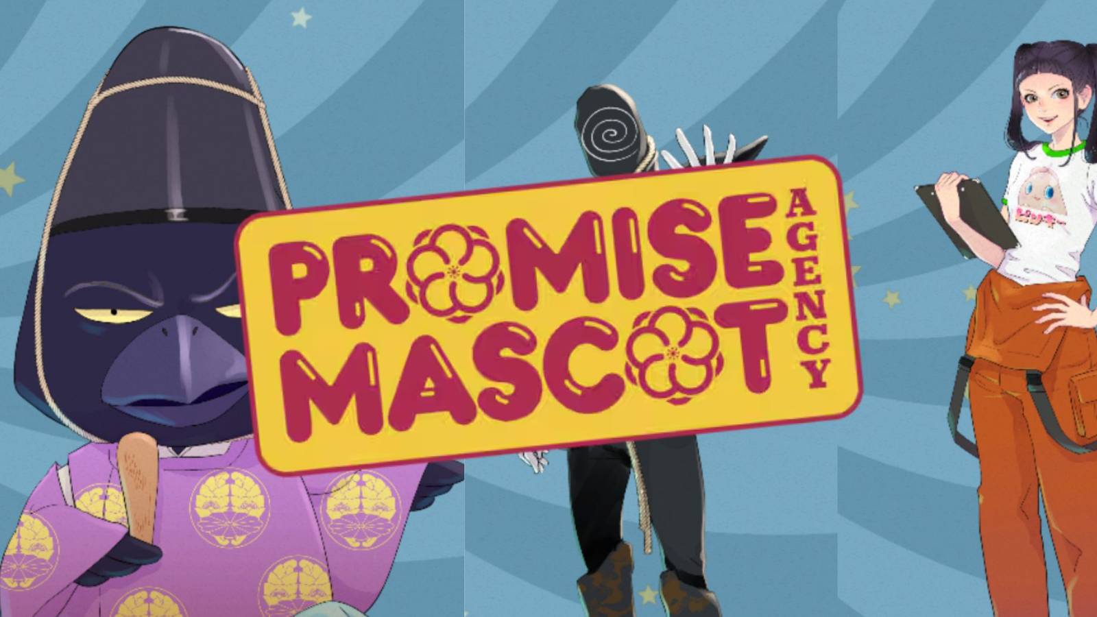 Several characters from Promise Mascot Agency