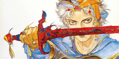 A Piece Of Key Art From Final Fantasy 2 Showing Firion In An Action Pose