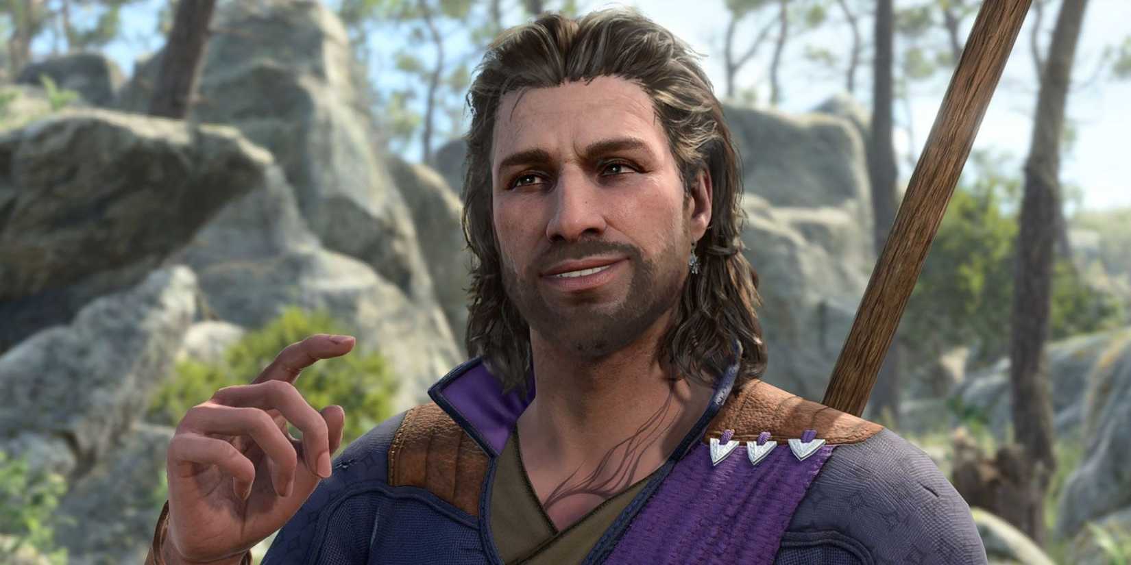 A close-up of Gale in Baldur's Gate 3