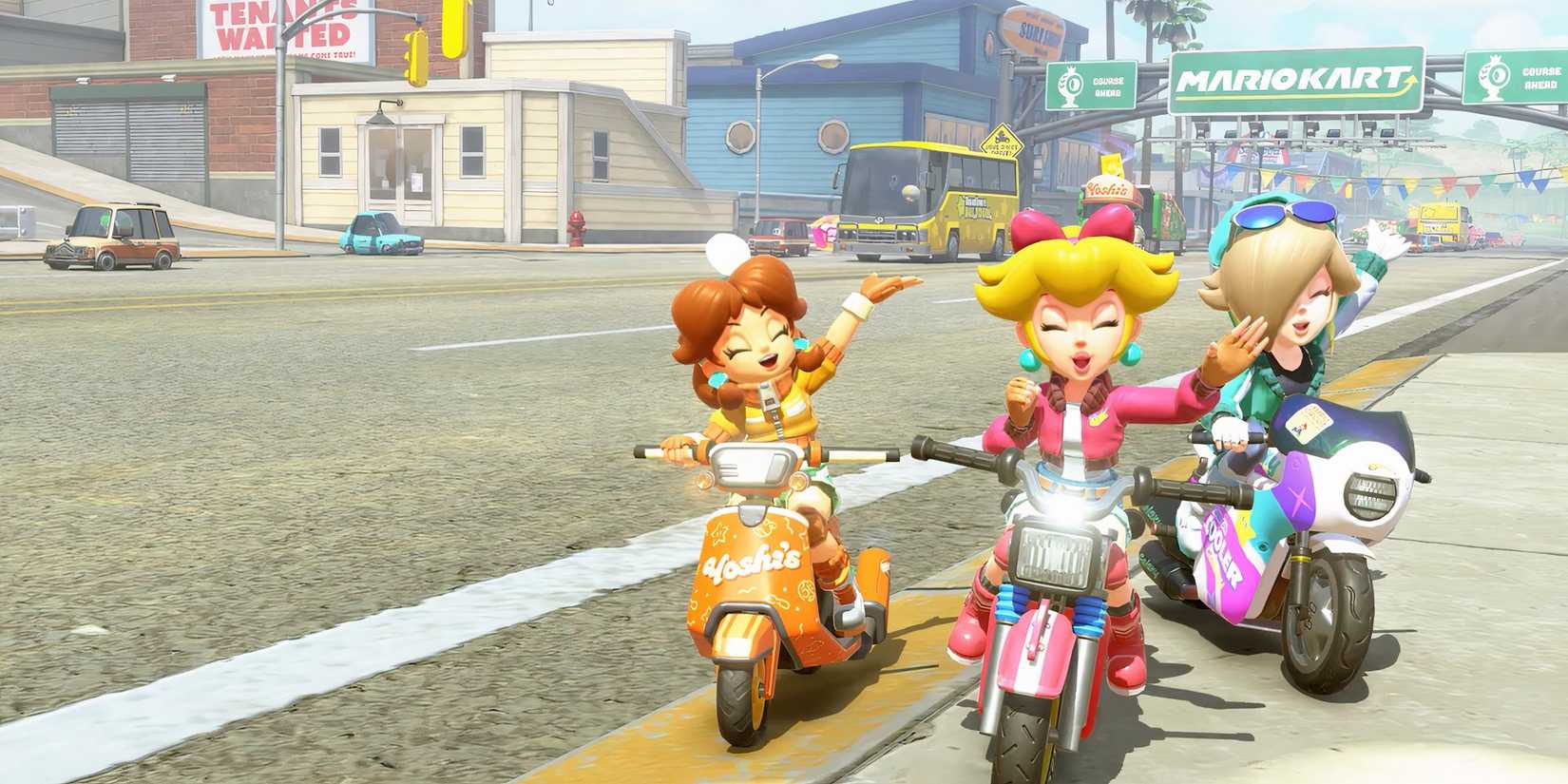 Using photo mode in Mario Kart World