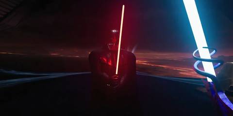 The smuggler fighting Darth Vader in Vader Immortal: A Star Wars VR Series