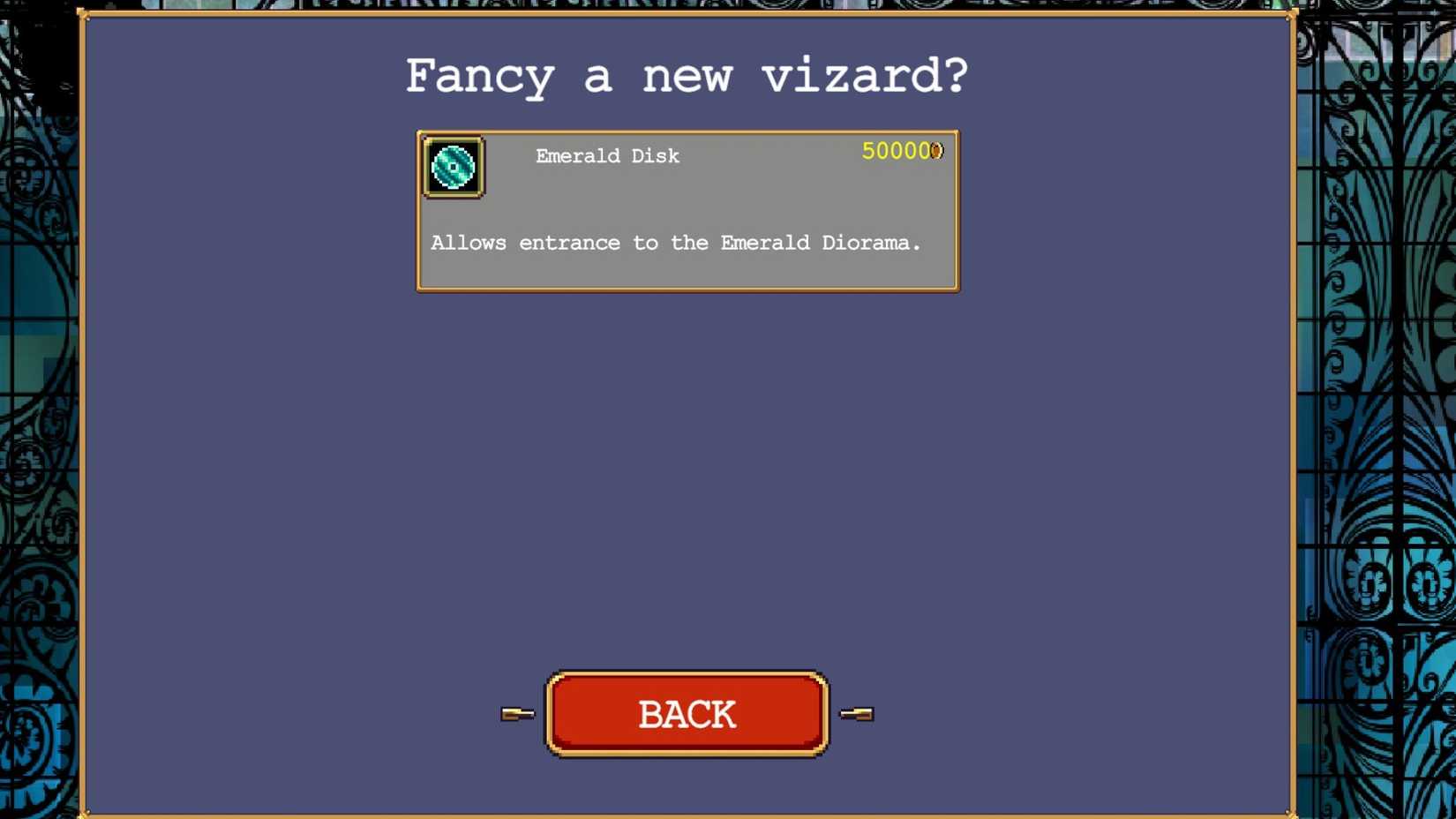 Vampire Survivors Emerald Disk