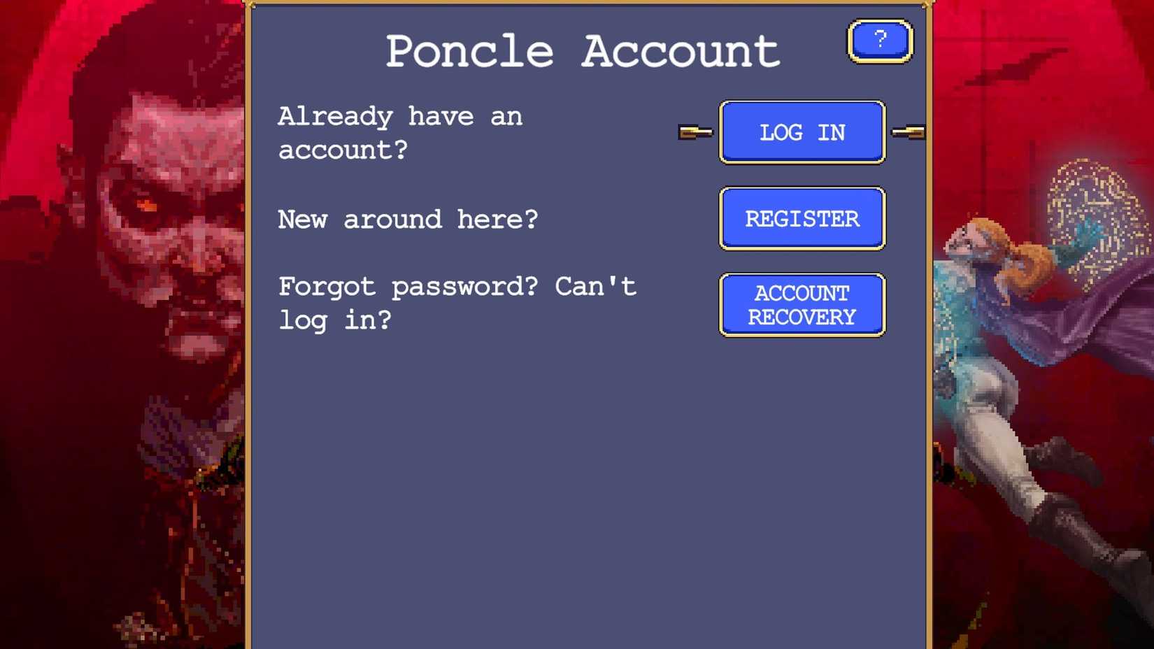 Vampire Survivors Poncle Account