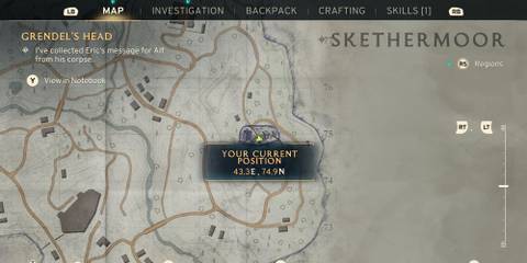 Vehicle Storage Bunker entrance map location in Atomfall