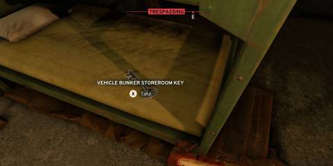 Vehicle Bunker Storeroom Key Location in Atomfall