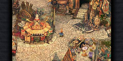 Vivi exploring a village - Final Fantasy 9