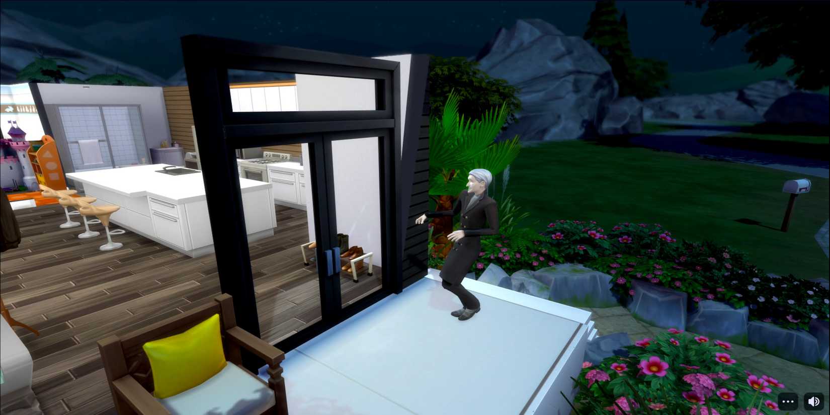 Vlad Creeps to the Door The Sims 4 No Border
