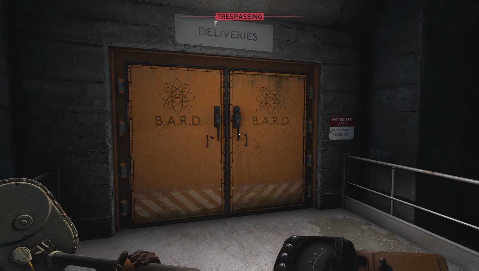 atomfall back entrance to skethermoor prison