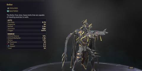 Warframe Boltor