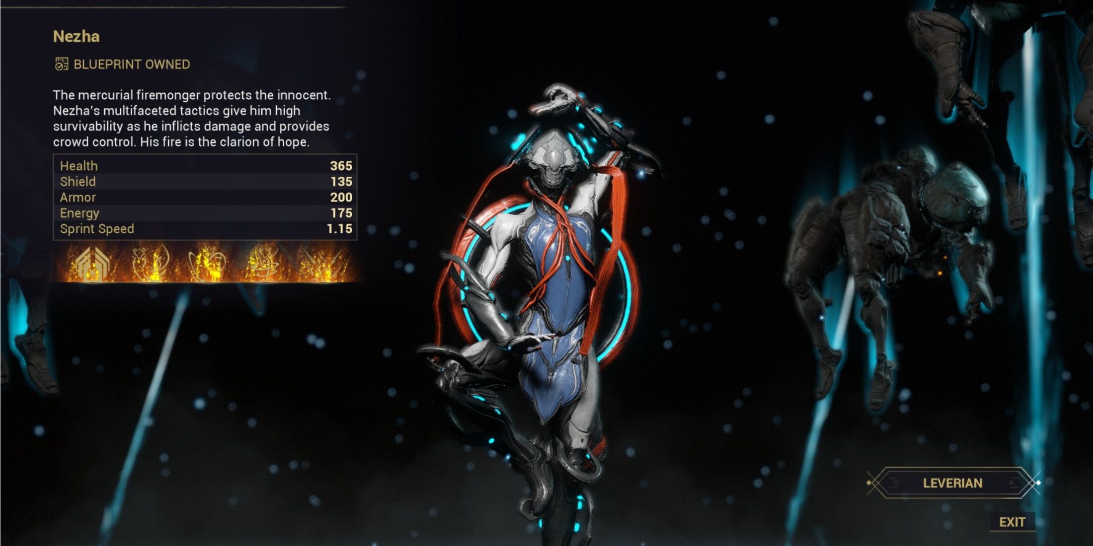 Warframe Nezha