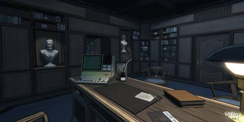 where is the office safe in blue prince