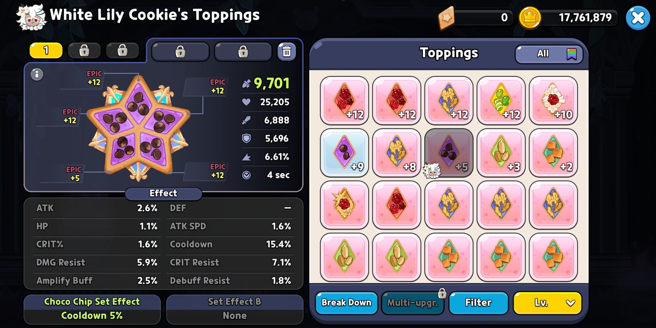 White Lily Swift Chocolate Topping Build - Cookie Run Kingdom