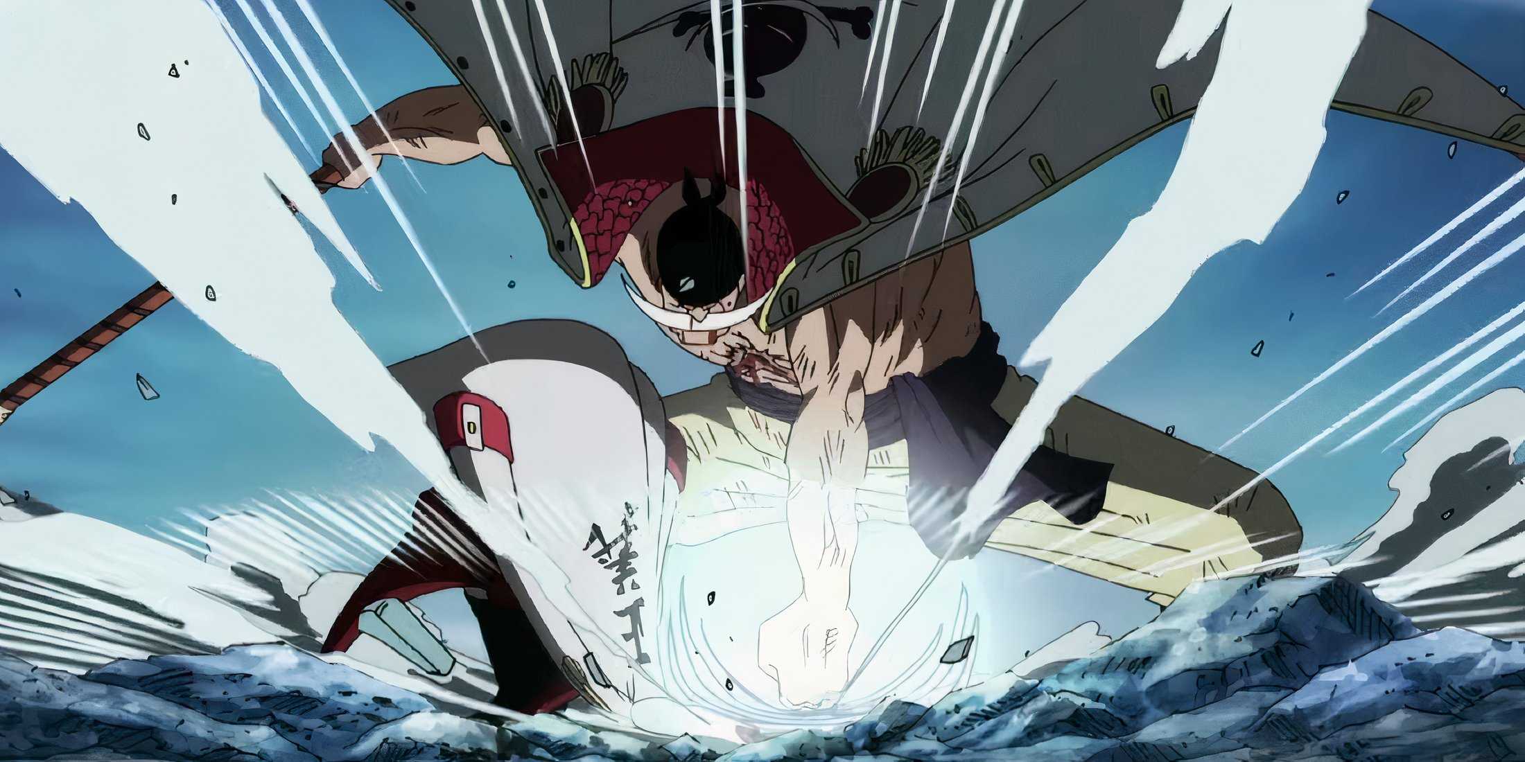 Whitebeard vs akainu Proofs Admirals Weaker Yonko one piece