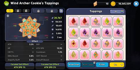 Wind Archer Cookie Bouncy Caramel Build - Cookie Run Kingdom