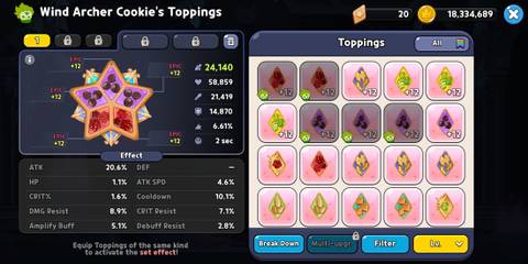 Wind Archer Cookie Raspberry Topping Build - Cookie Run Kingdom