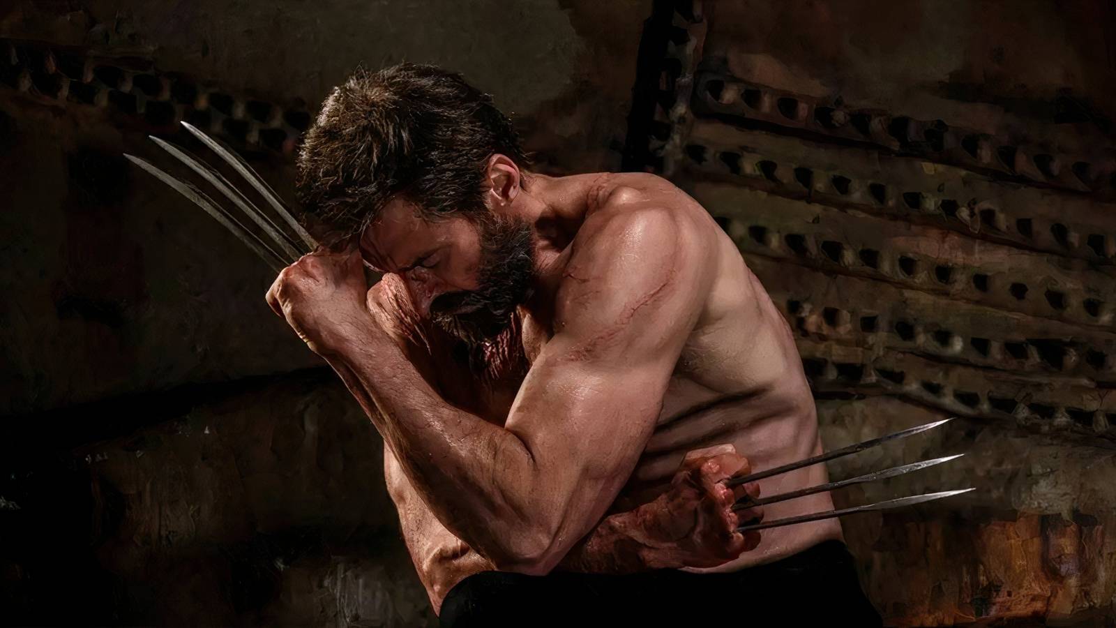 Wolverine kneeling 