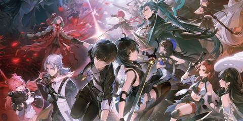 Wuthering Waves image showing numerous characters