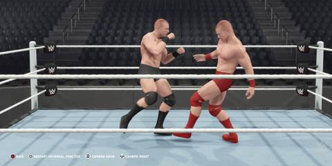 WWE 2K25 Practicing reversals