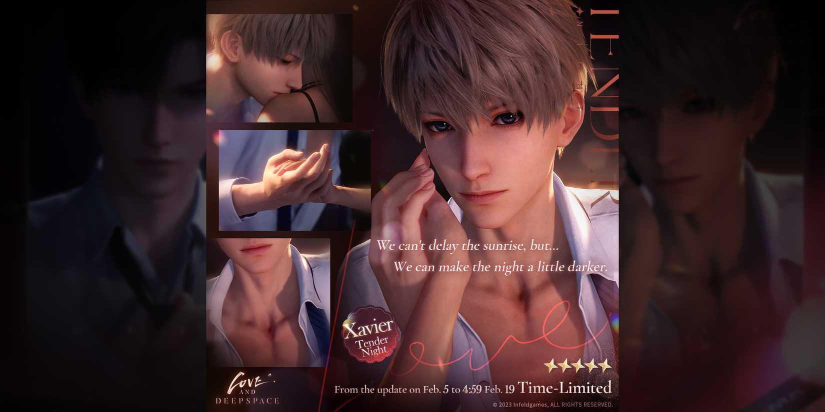 xavier multi banner veiled whispers in love and deepspace