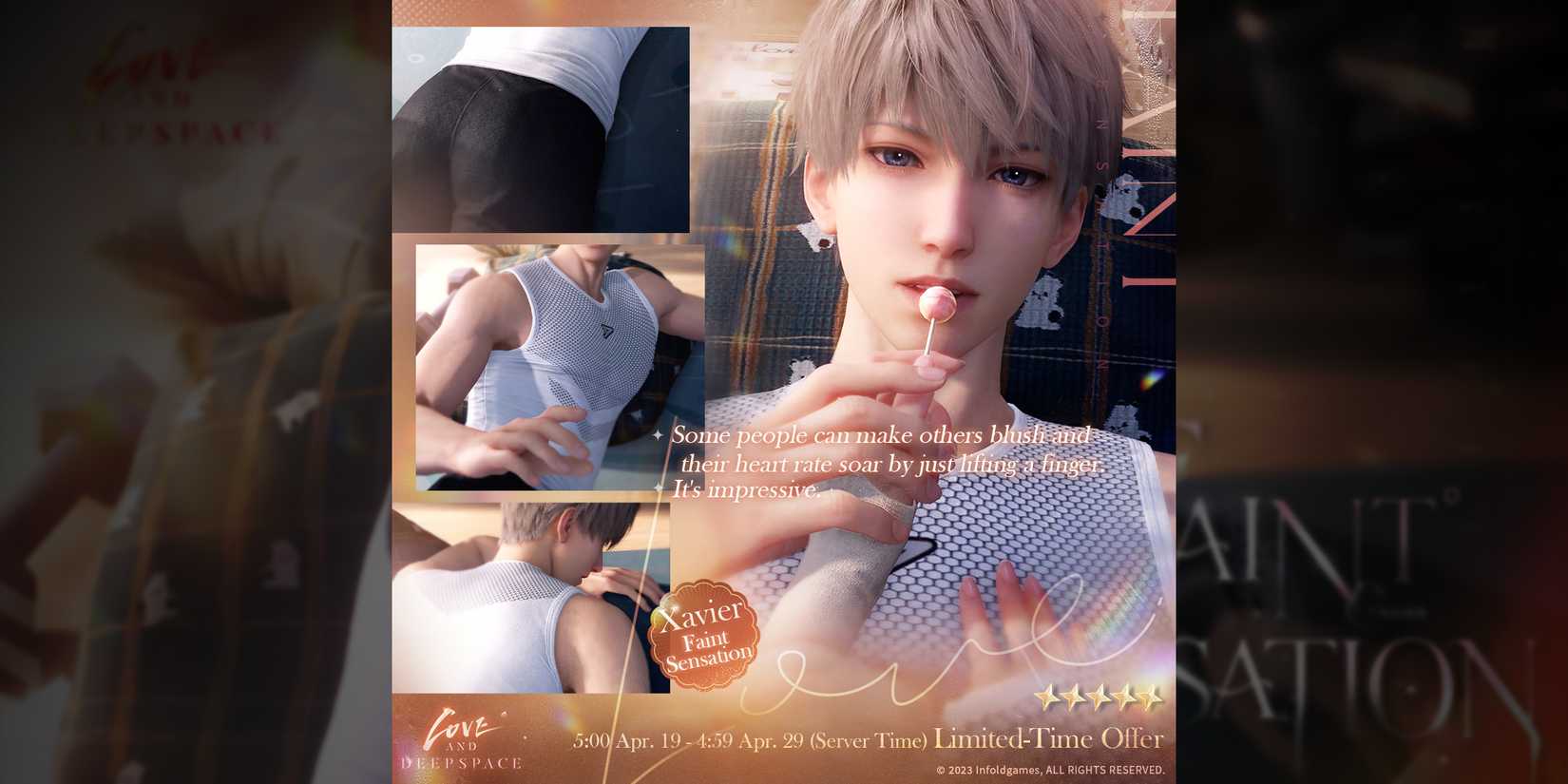 xavier solo banner faint sensation 2 in love and deepspace