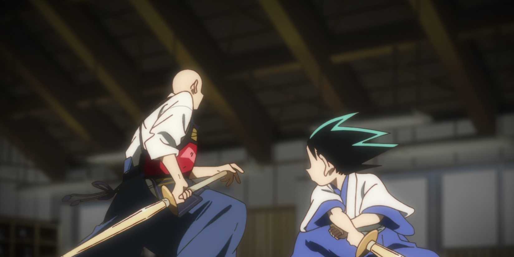 Yaiba Attacks Onimaru at Dojo – YAIBA Samurai Legend Episode 1