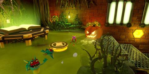 Yooka-Replaylee halloween stage