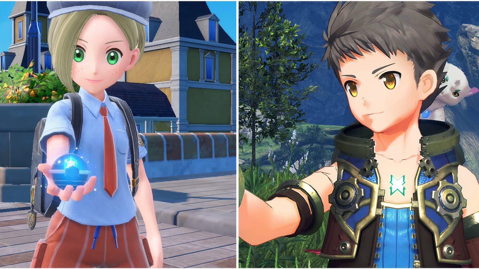 Your trainer in Pokemon Scarlet and Rex in Xenoblade Chronicles 2