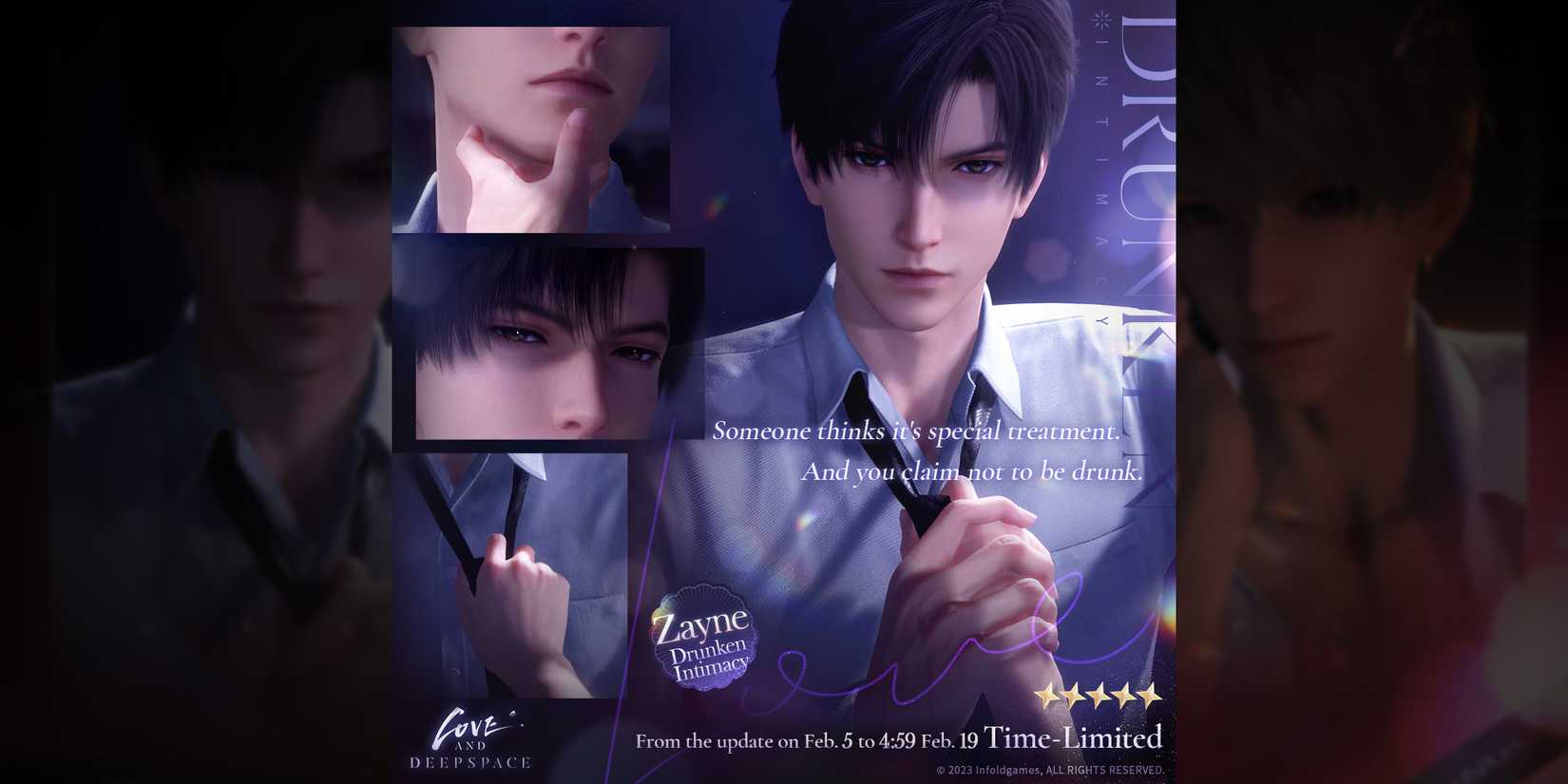 zayne multi banner veiled whispers in love and deepspace