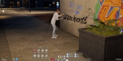 zoi doing graffiti inzoi