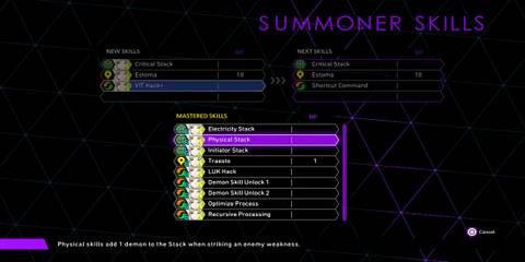 Ringo's List Of Mastered Summoner Skills