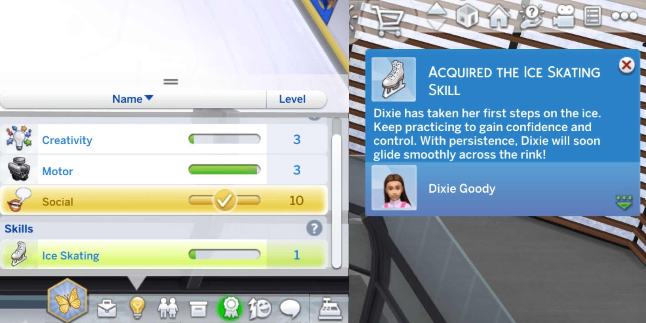 SIMS 4 Mode Ice Skating New Technology
