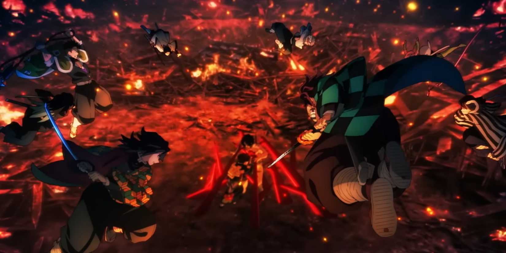 hashira vs muzan infinity castle