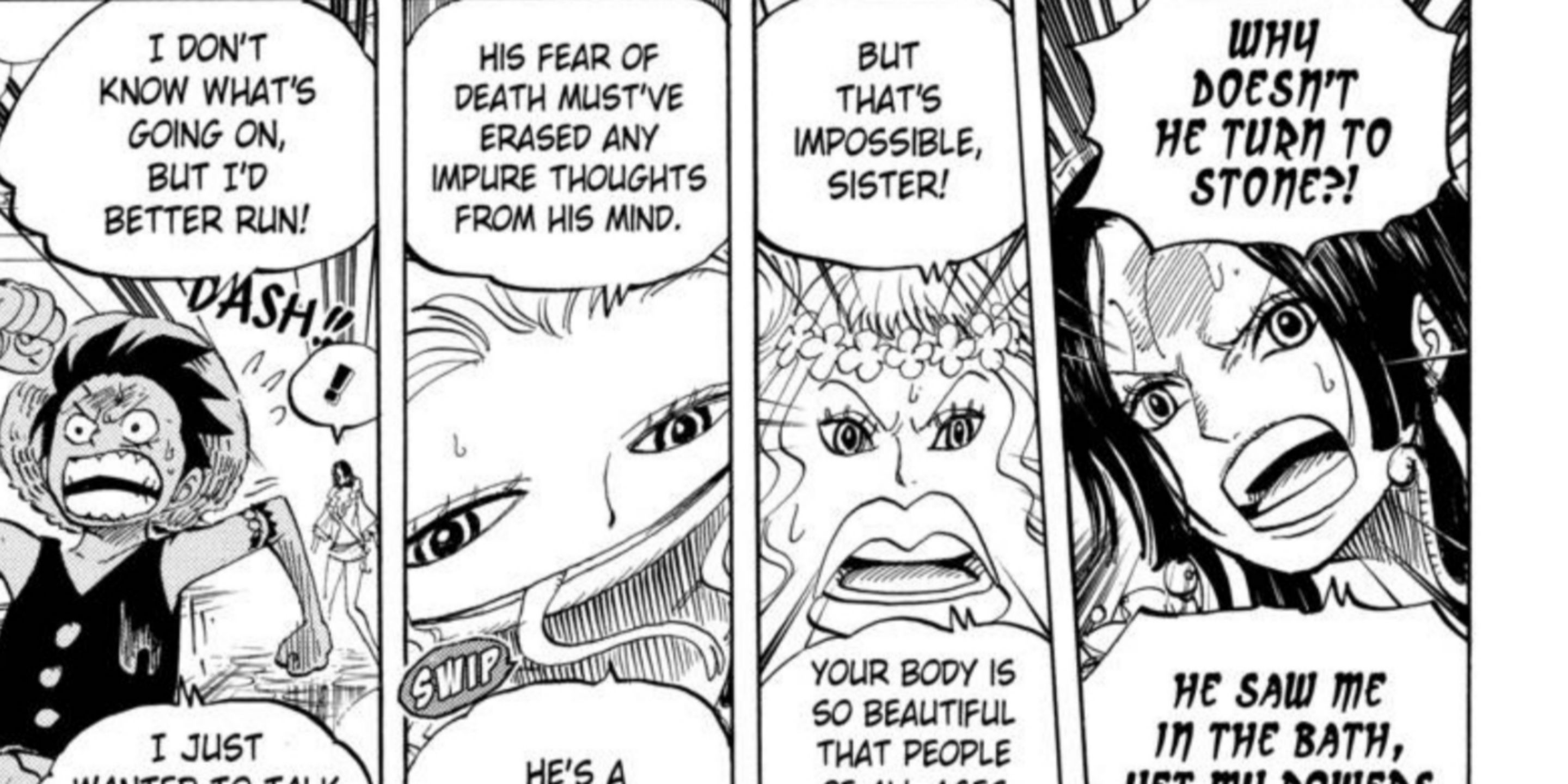 Hancock meets Luffy