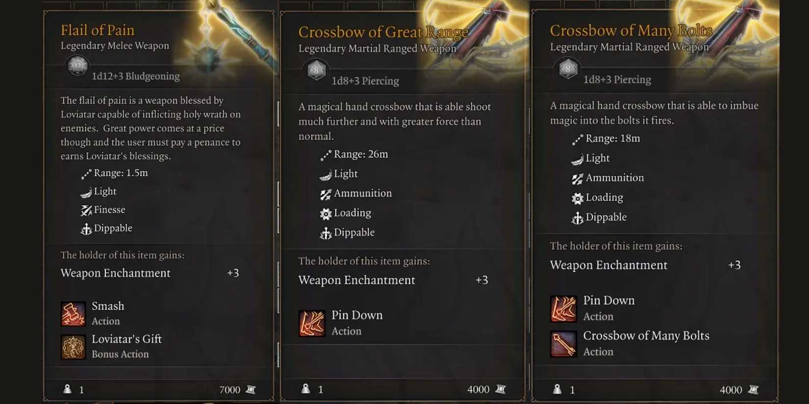 baldur's gate 3 mods legendary items