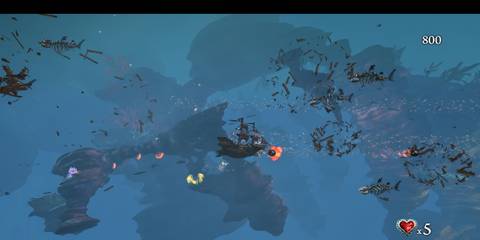 Mock Turtle's ship in Alice: Madness Returns