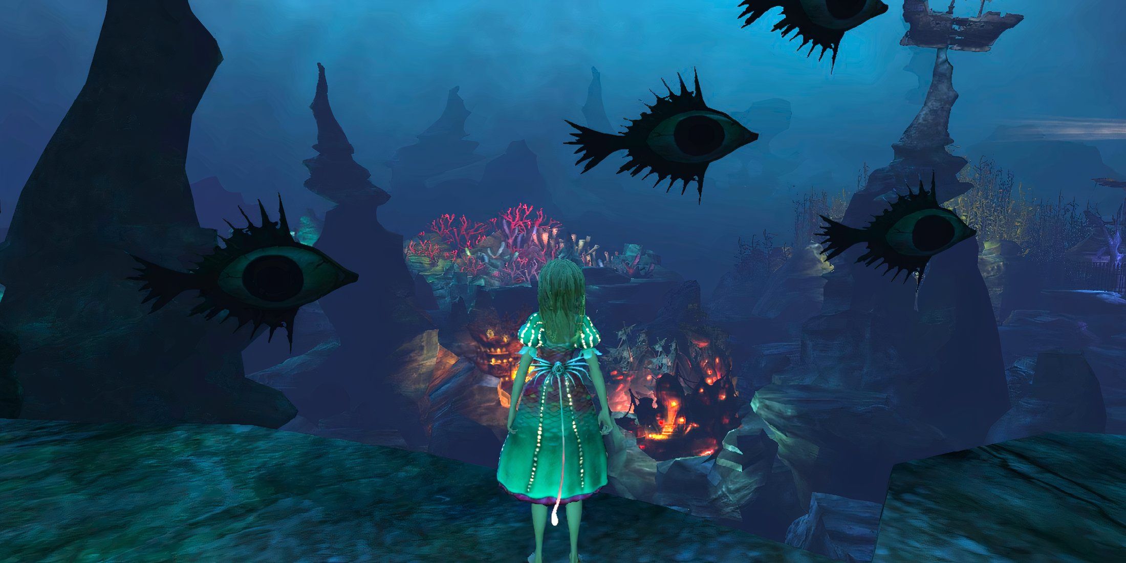 The deluded depths in Alice: Madness Returns