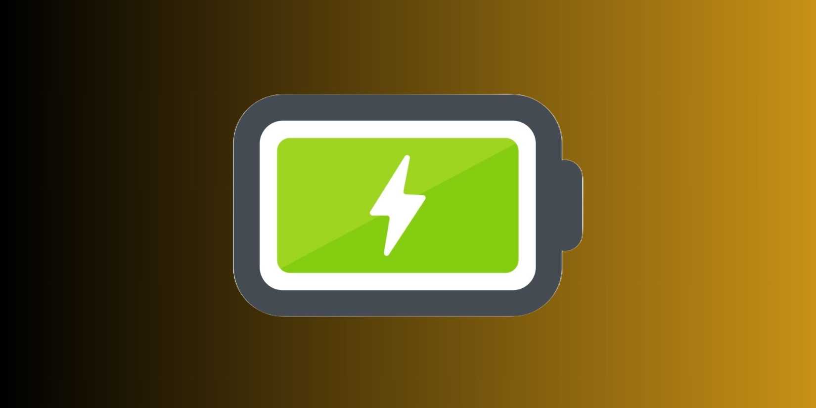 Battery logo on a gradient background.