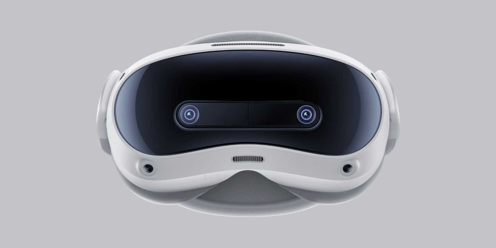 Image of the pico 4 ultra on a grey background.