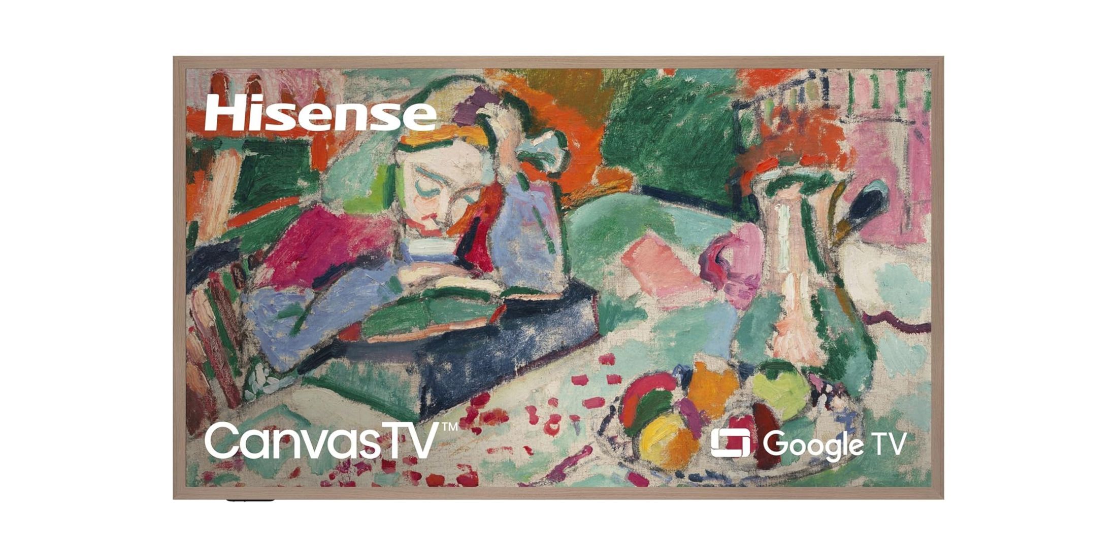 Hisense S7 lienzo sobre un fondo blanco.