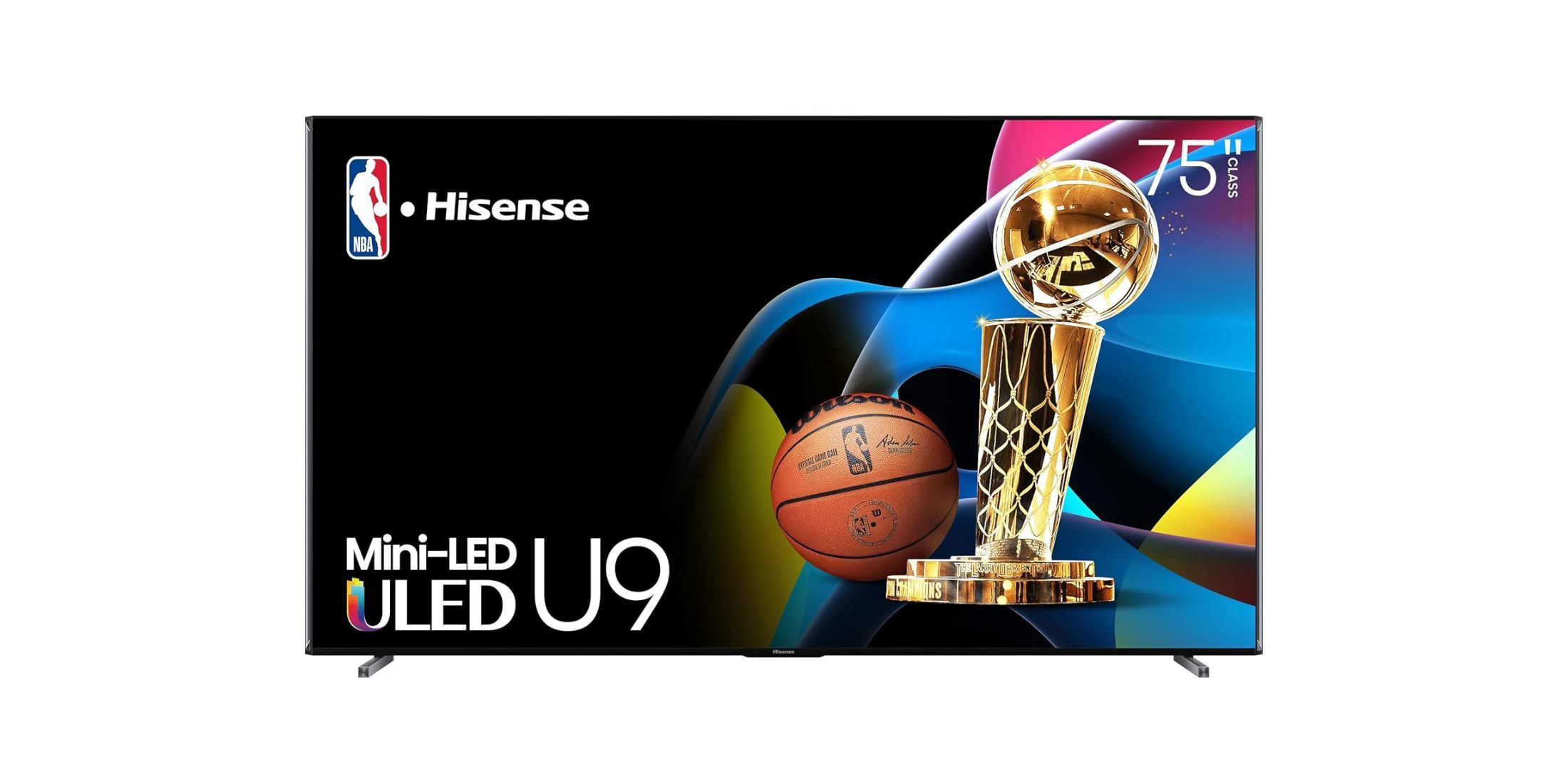 Hisense u9n sobre un fondo blanco.