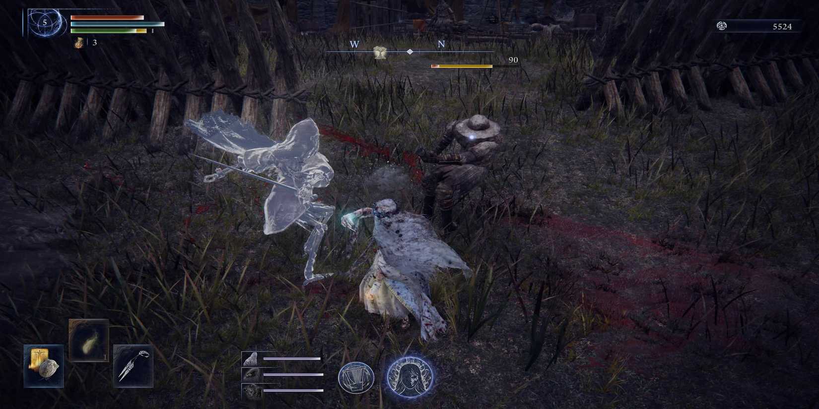 The Player FIghting A Basic Enemy With Their Summon