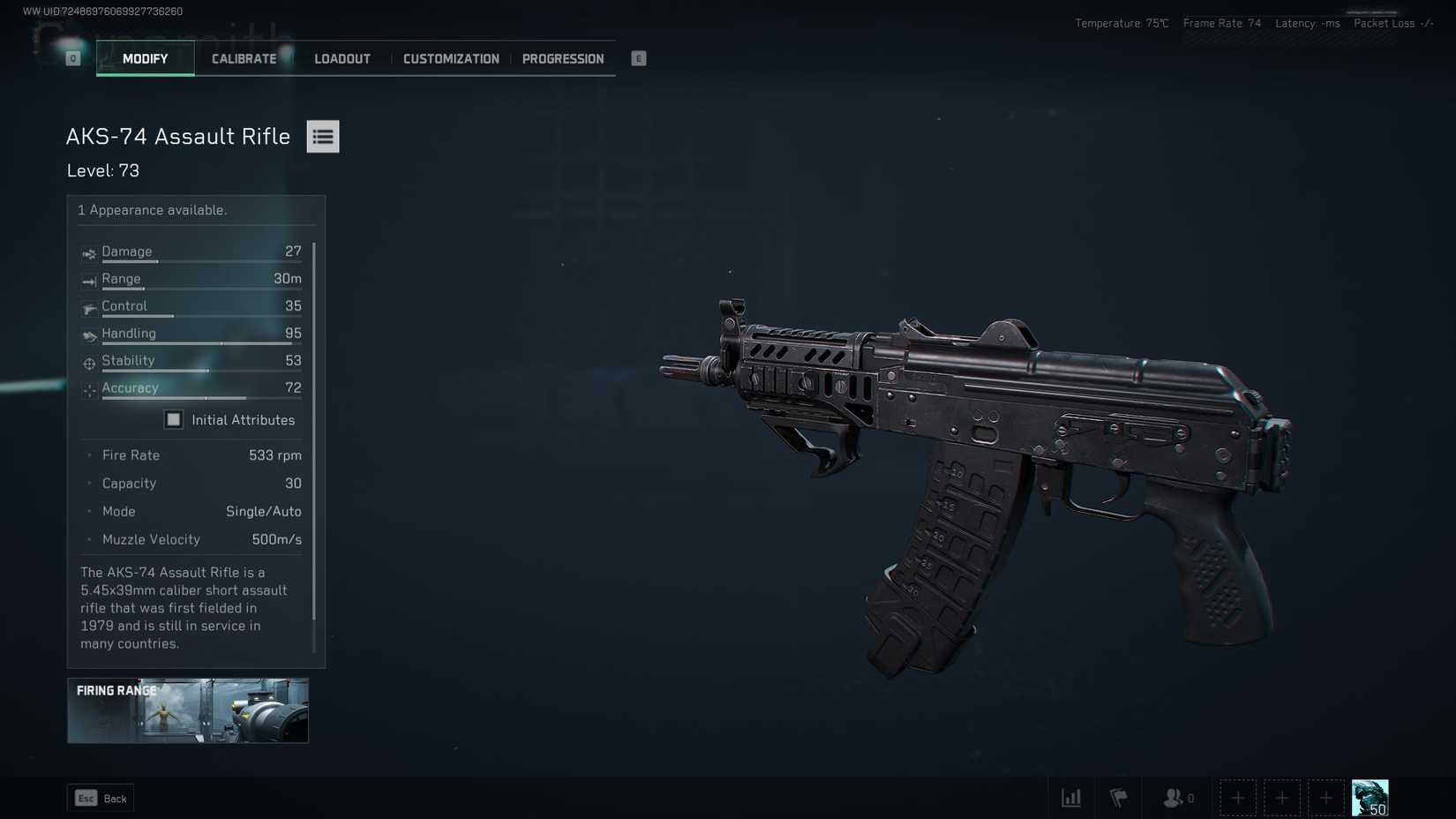 Delta Force High Handling AKS-74 Build