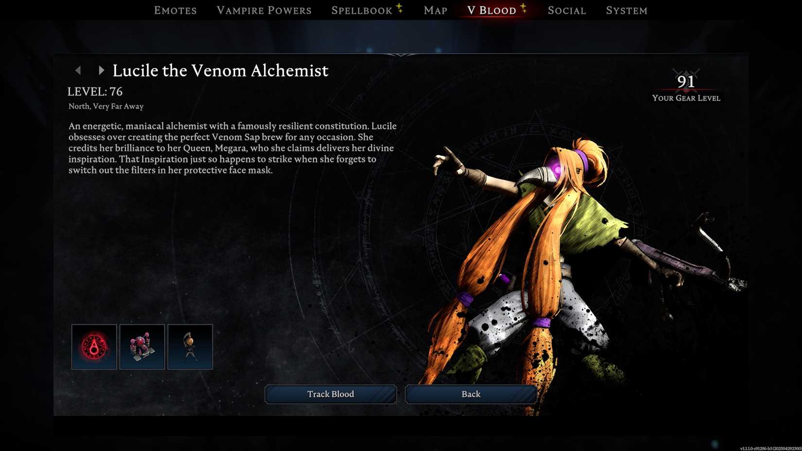 V Rising Lucile the Venom Alchemist