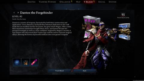 V Rising Dantos the Forgebinder