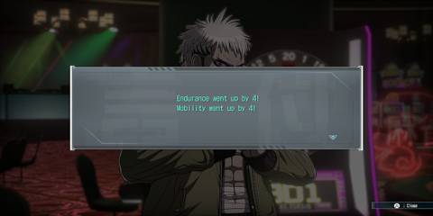 The Player Getting Enduranec & Mobility Points